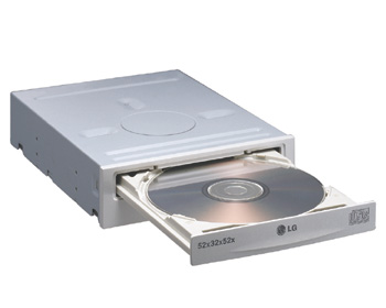 LG GCE-8525B 52x CD-R, 32x CD-RW Write drive