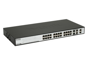 D-Link DES-1228P network switch Managed Power over Ethernet (PoE)