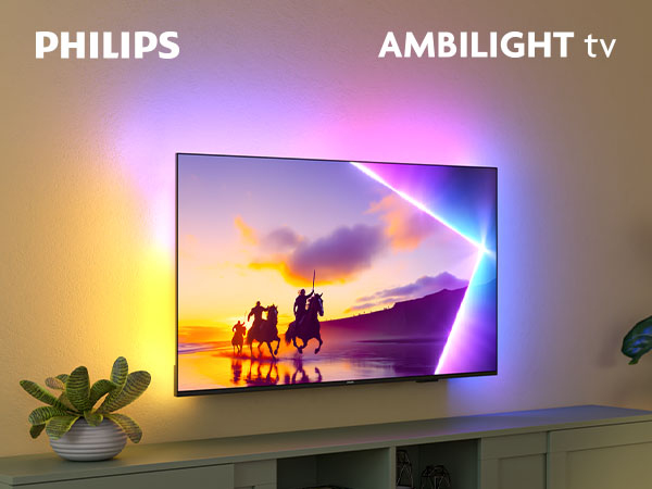 TV Philips QLED 85PUS8510 85 4K Smart TV Ambilight — photo 2