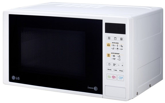 LG MH6042DW microwave White Countertop