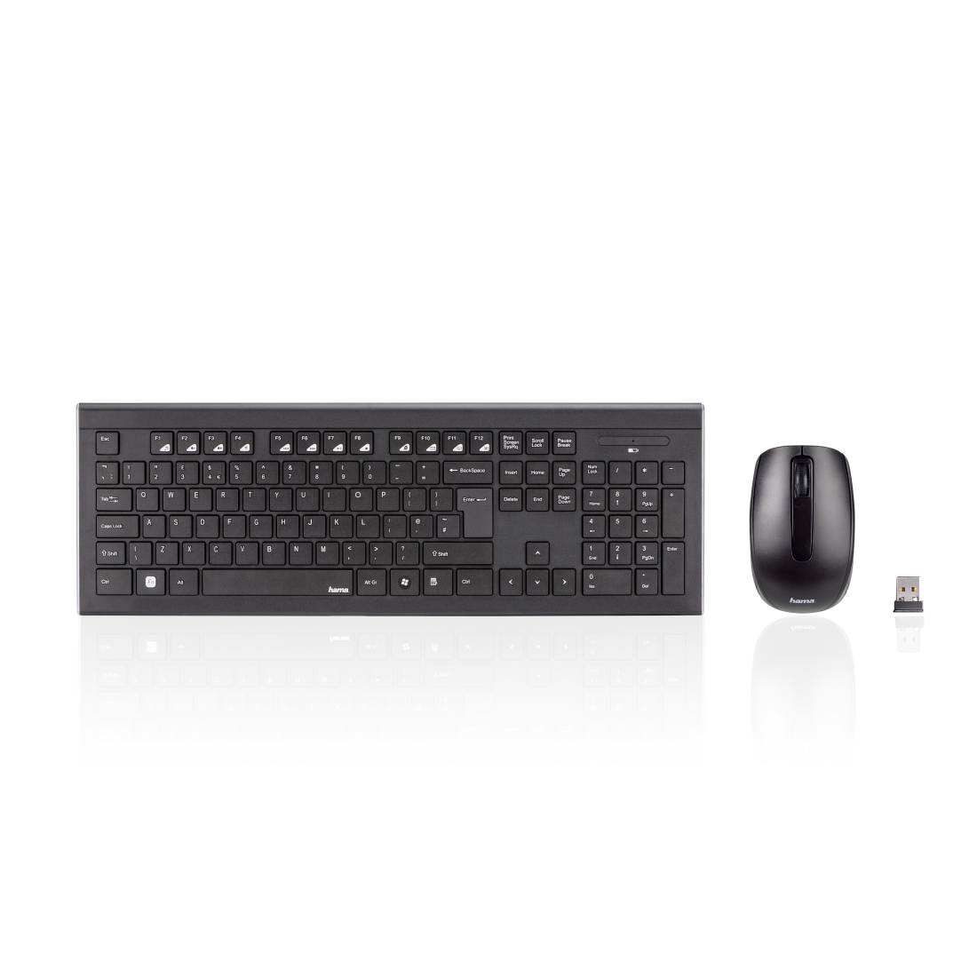 Hama 73182664 keyboard Mouse included Universal UK English Black – image 6