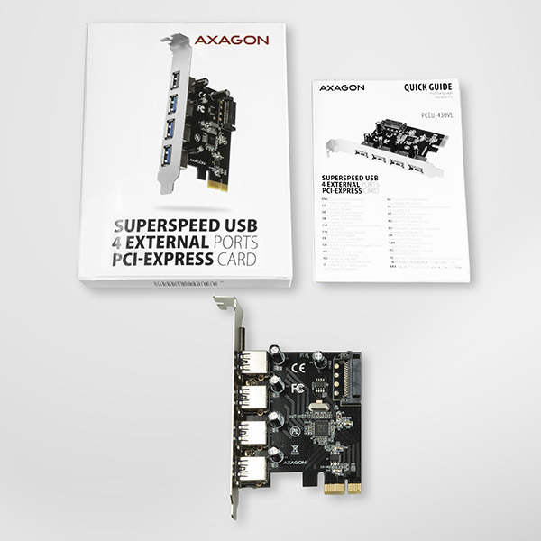 Axagon PCEU-430VL interface cards/adapter Internal USB 3.2 Gen 1 (3.1 Gen 1) – image 5