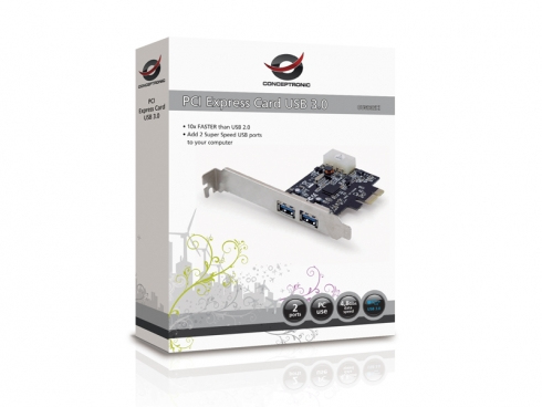 Conceptronic PCI Express Card 2-Port USB 3.0 – image 3