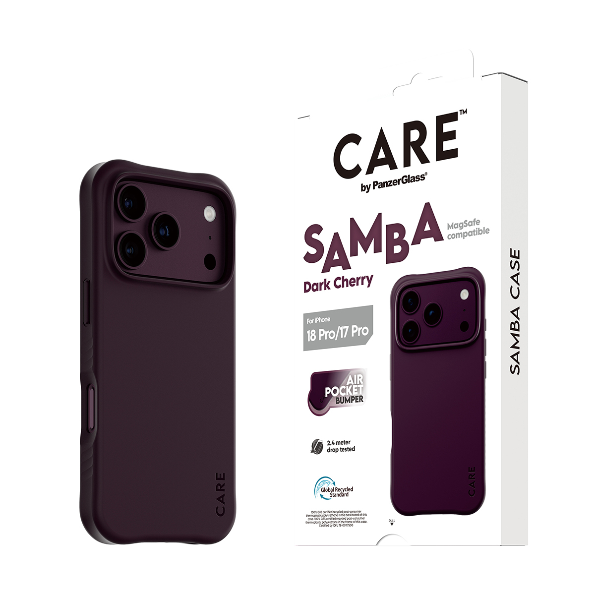 PanzerGlass CARE™ by PanzerGlass® Samba Case Dark Cherry w. MagSafe iPhone 18 Pro | 17 Pro – image 6
