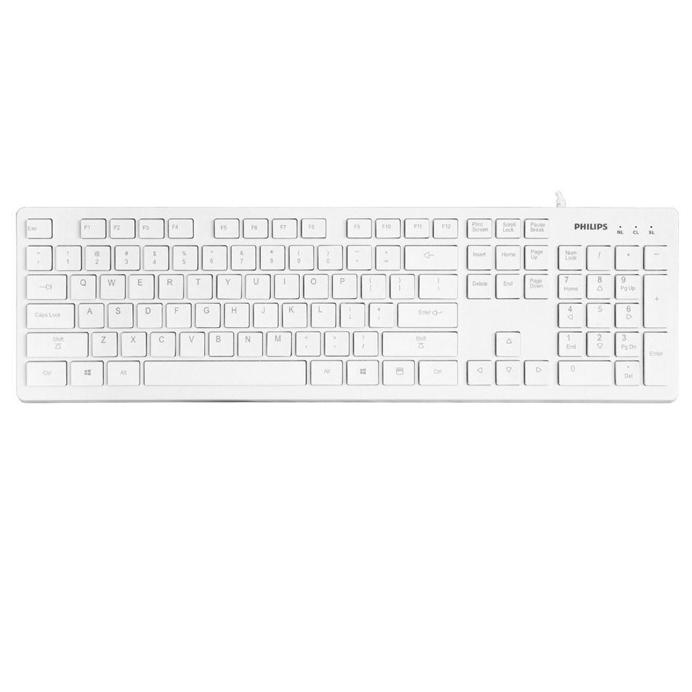 Philips SPK6302/93 keyboard Office USB White – image 2