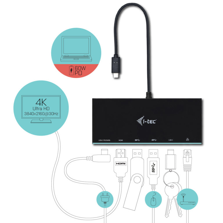 i-tec USB-C 4K Mini Docking Station PD/Data – image 6