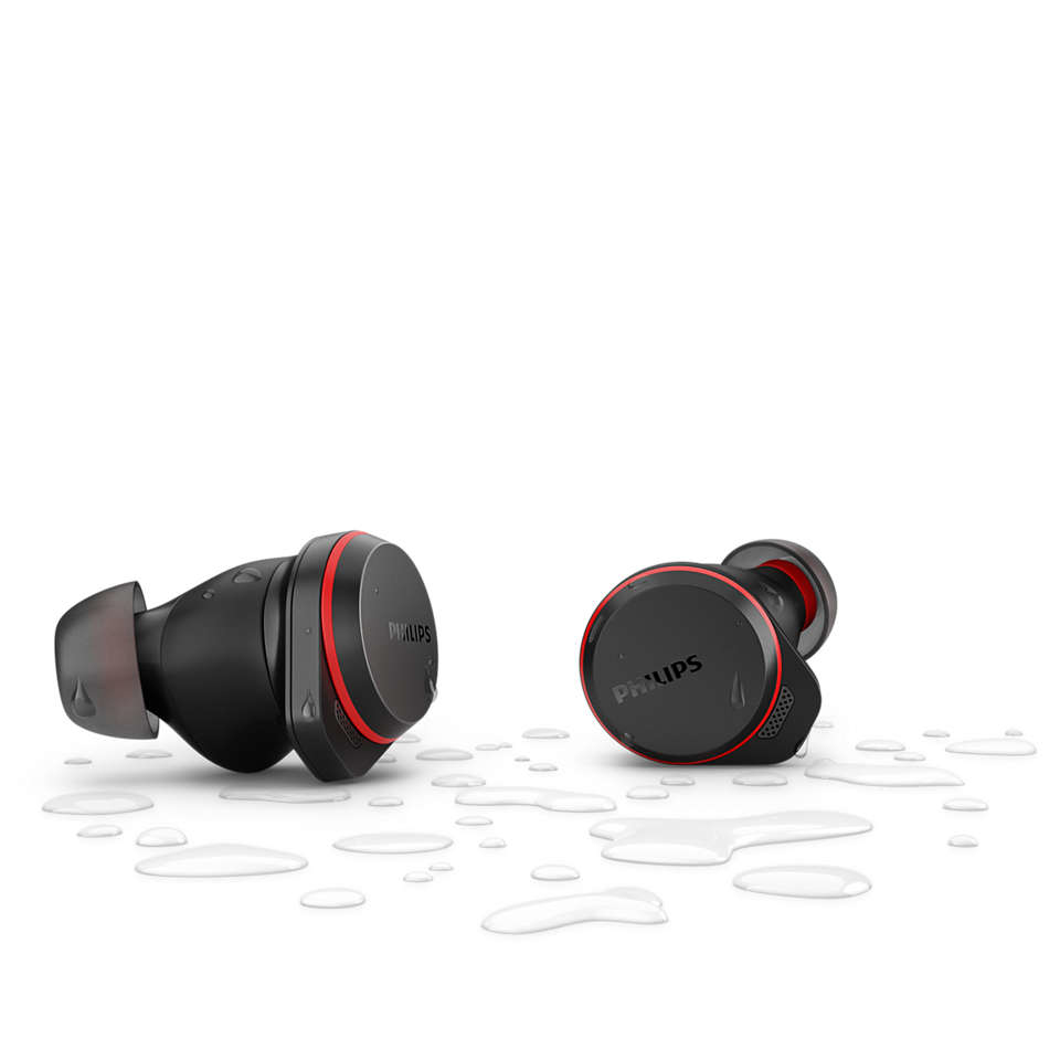 Philips TAA7507BK/00 headphones/headset Wireless In-ear Calls/Music Bluetooth Black, Red – image 5