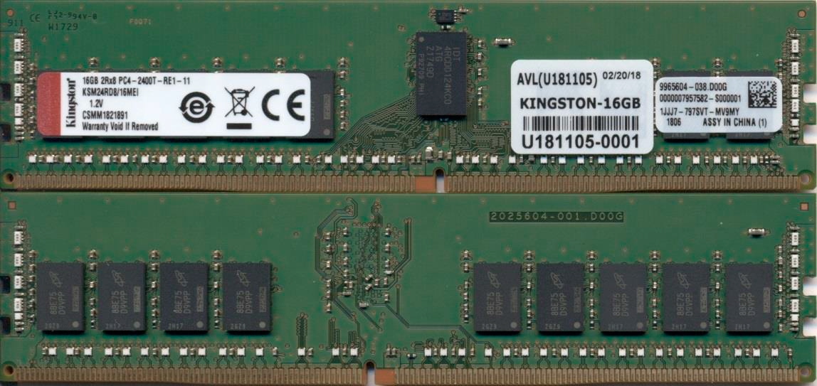 Kingston Technology KSM24RD8/16MEI memory module