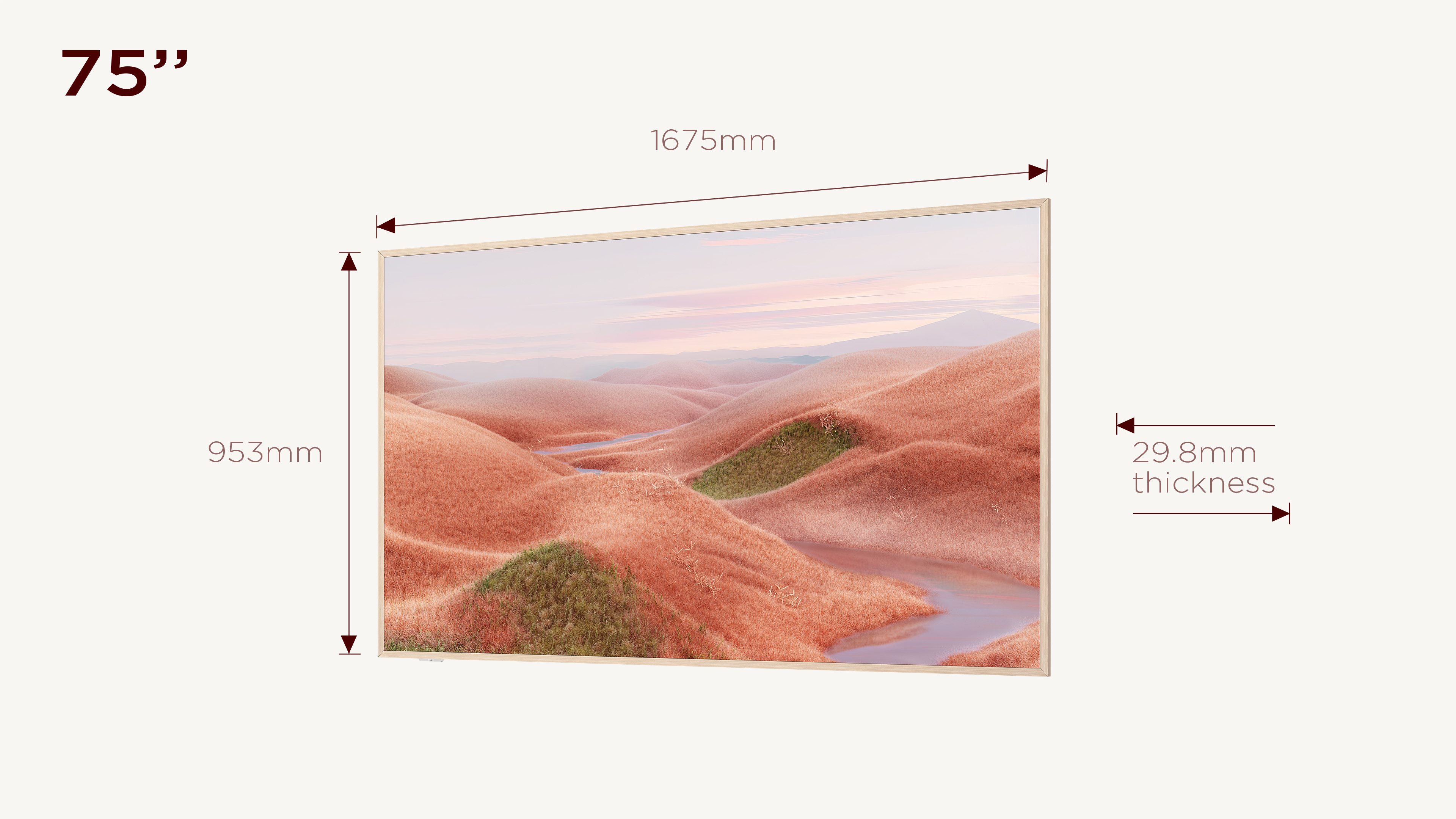 TV QLED Pro TCL 75A300W NXTVISION 190 cm 4K UHD Aluminium brossé — photo 4