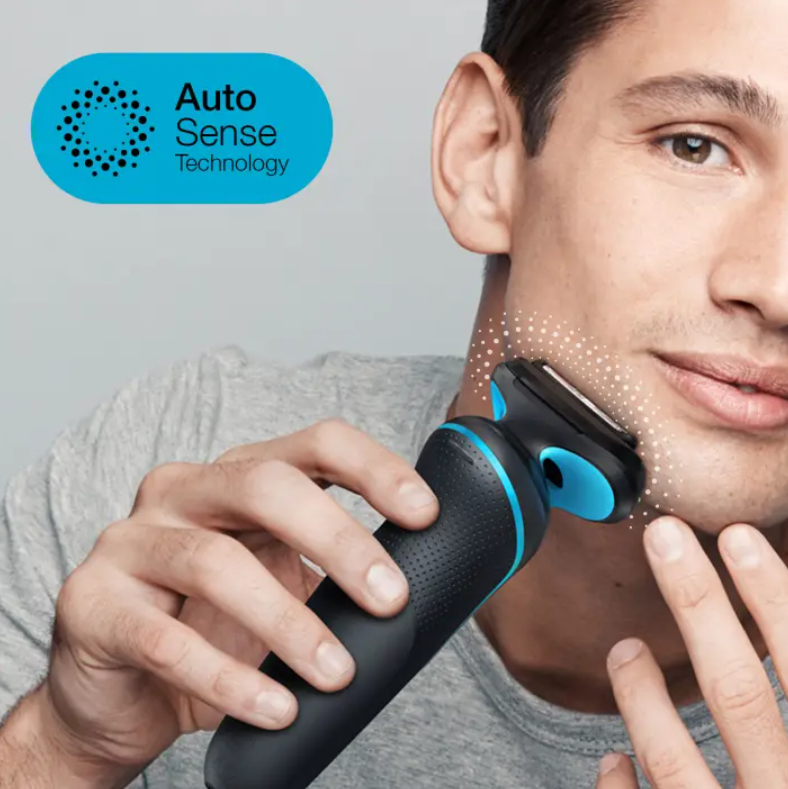 Braun Series 5 51-M4500cs Foil shaver Black, Blue – image 4