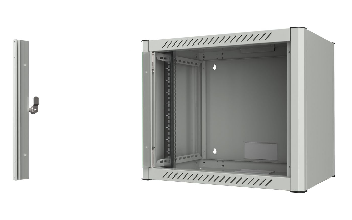 Lanview RWM09U45WH rack cabinet 9U Wall mounted rack White – image 2