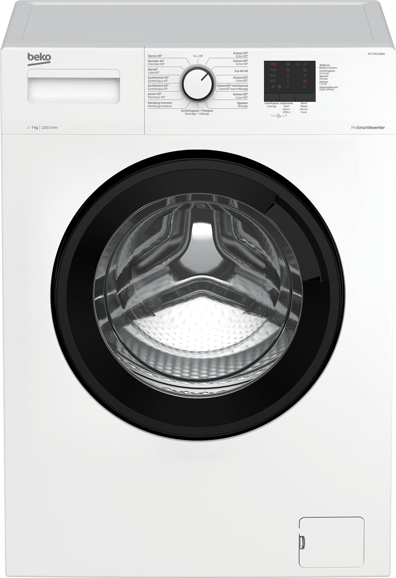 Beko WTV7611BBW — vue 1 sur 5
