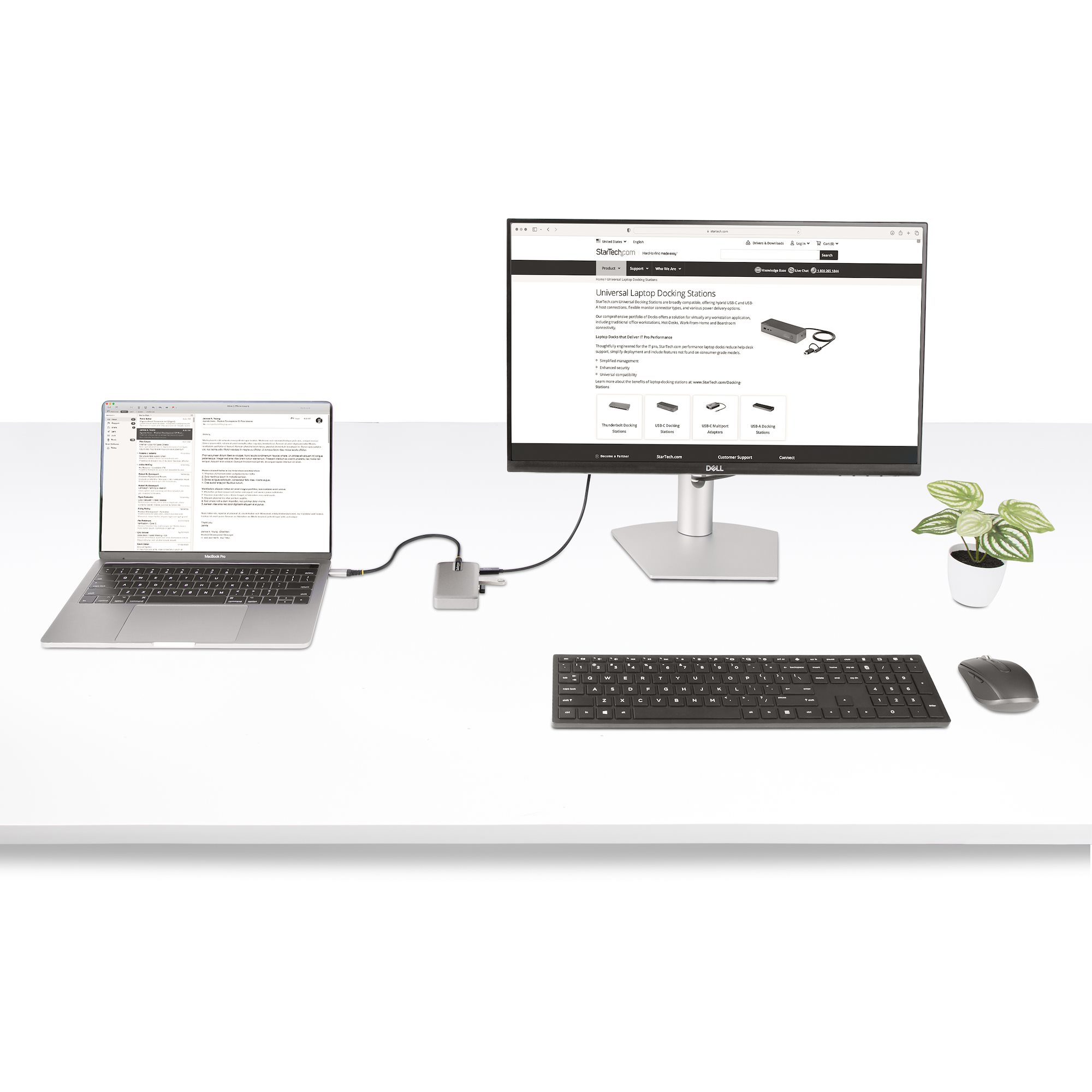 StarTech.com 4-Port USB-C Hub with USB-C DP Alt Mode Video Output 4K – image 7