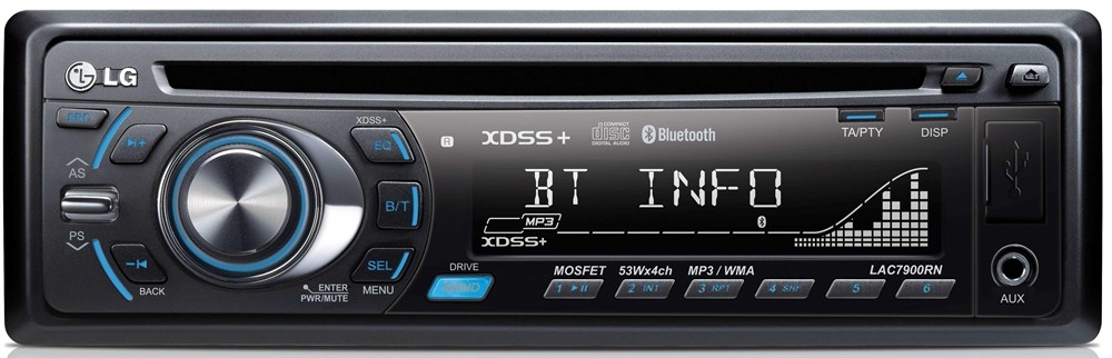 LG LAC7900RN car media receiver Black