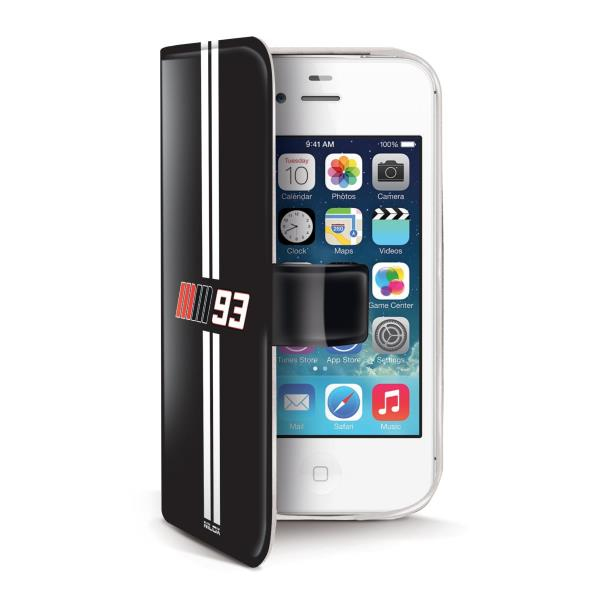Nilox NXMM93AI4B mobile phone case Folio Black