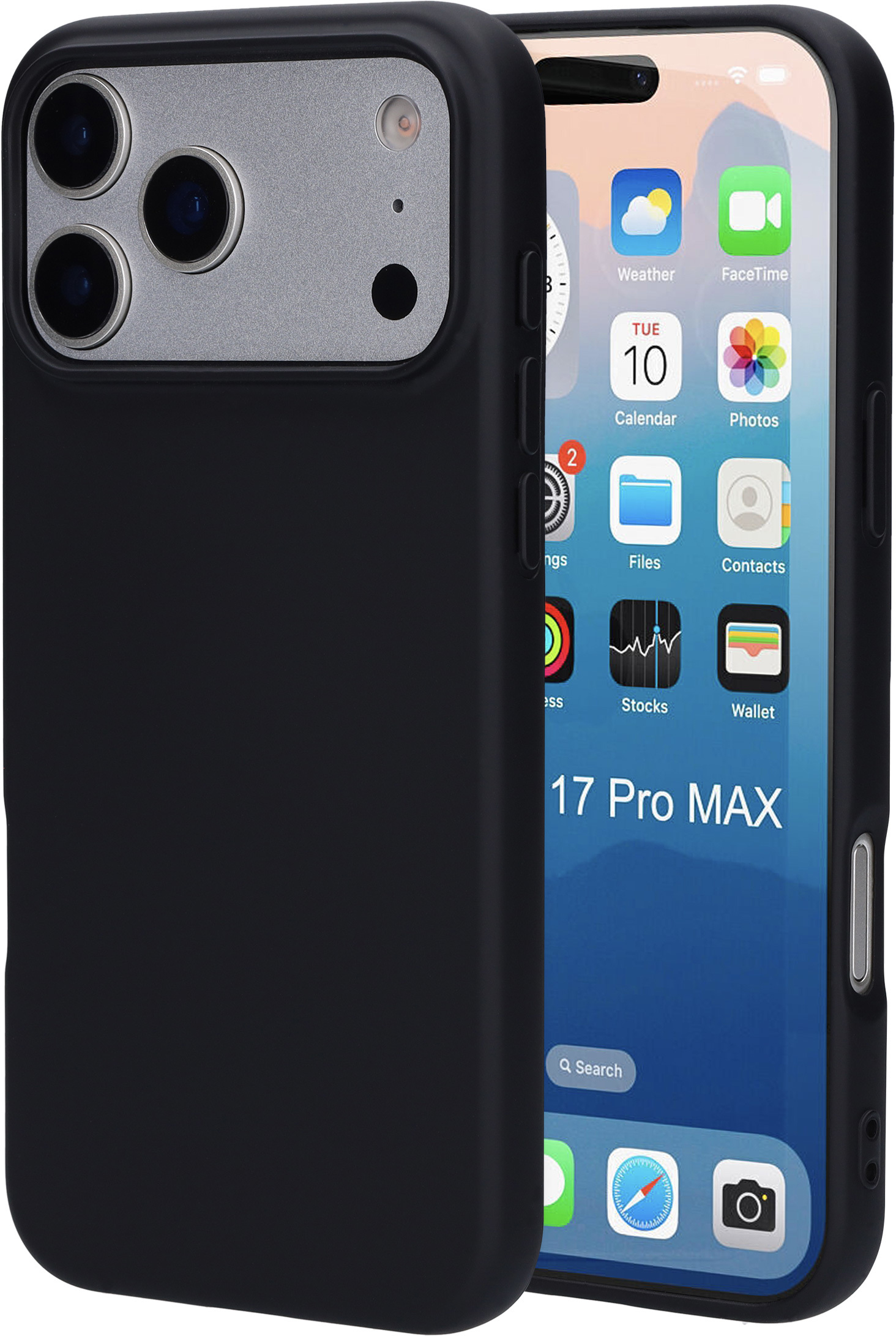 Mobiparts Silicone Cover Apple iPhone 17 Pro Max Black