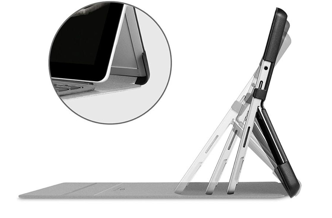 eSTUFF HOUSTON Folio Case for Microsoft Surface Go 3 - Black – image 2