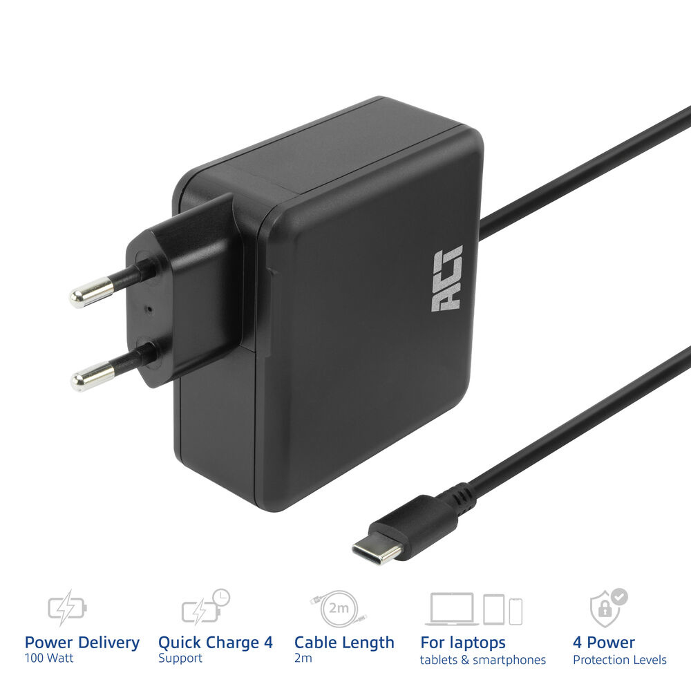 ACT USB-C laptop wall charger – image 2