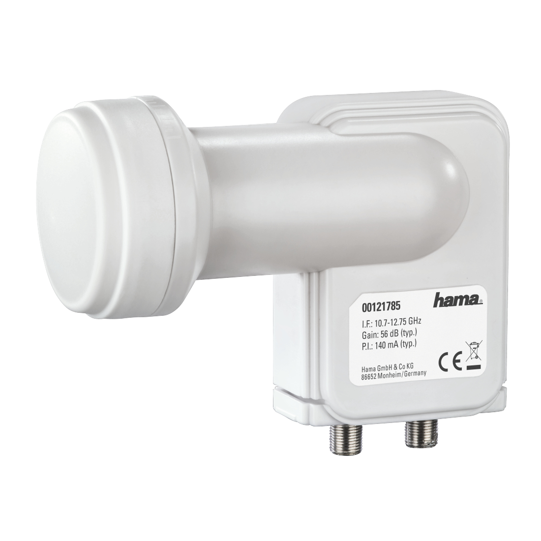 Hama 00121785 Low Noise Block downconverter (LNB) 10.7 – image 1