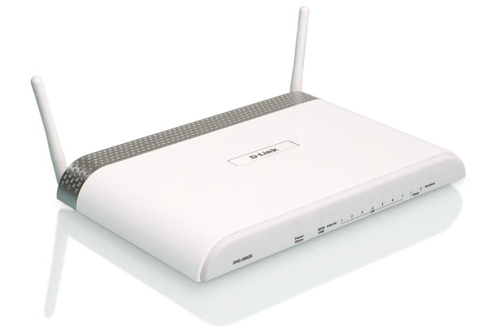 D-Link DVG-5802S wireless router White