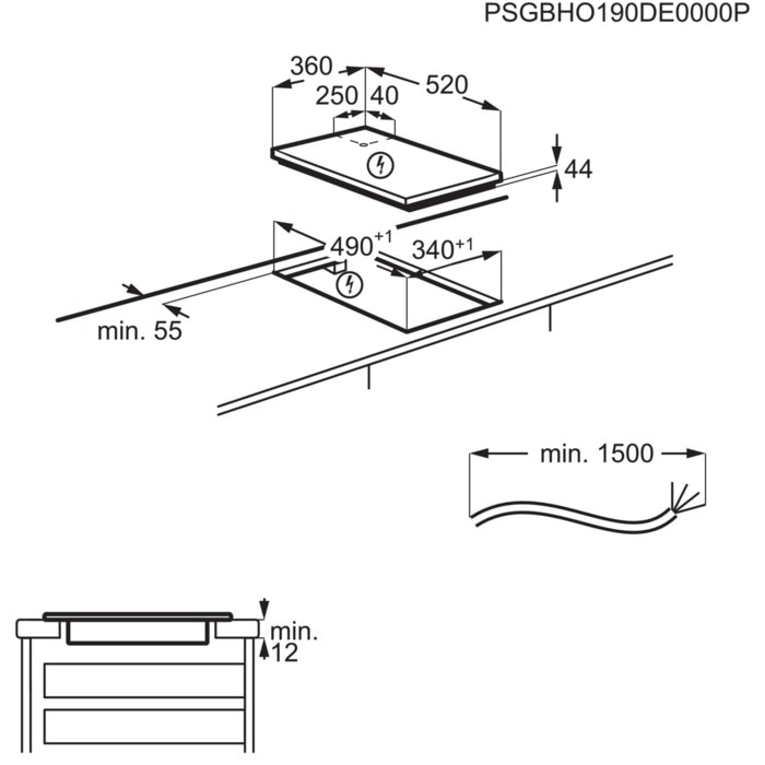 AEG IKE42600KB Black Built-in – image 9