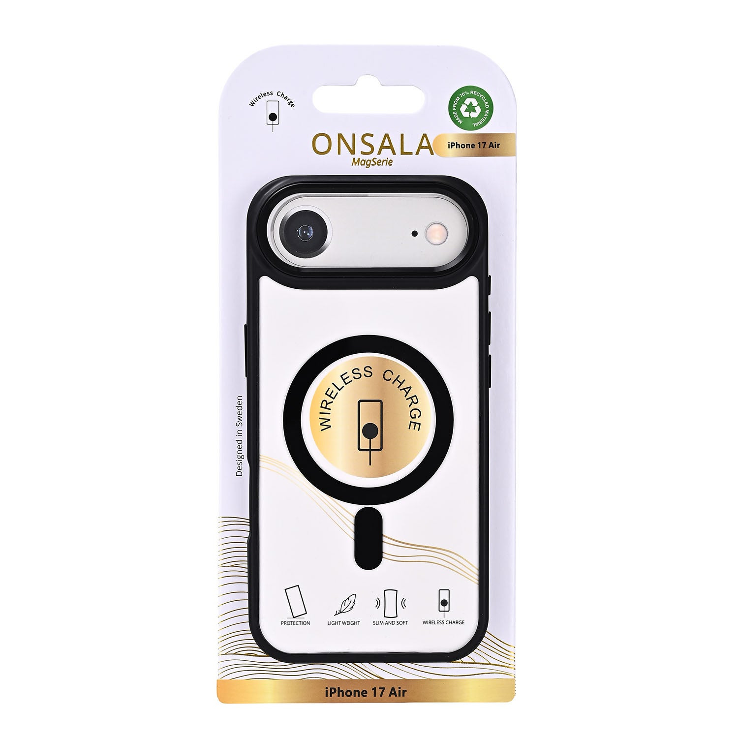 Onsala Phone Case Bumper MagSeries Black & Clear - iPhone Air – image 2