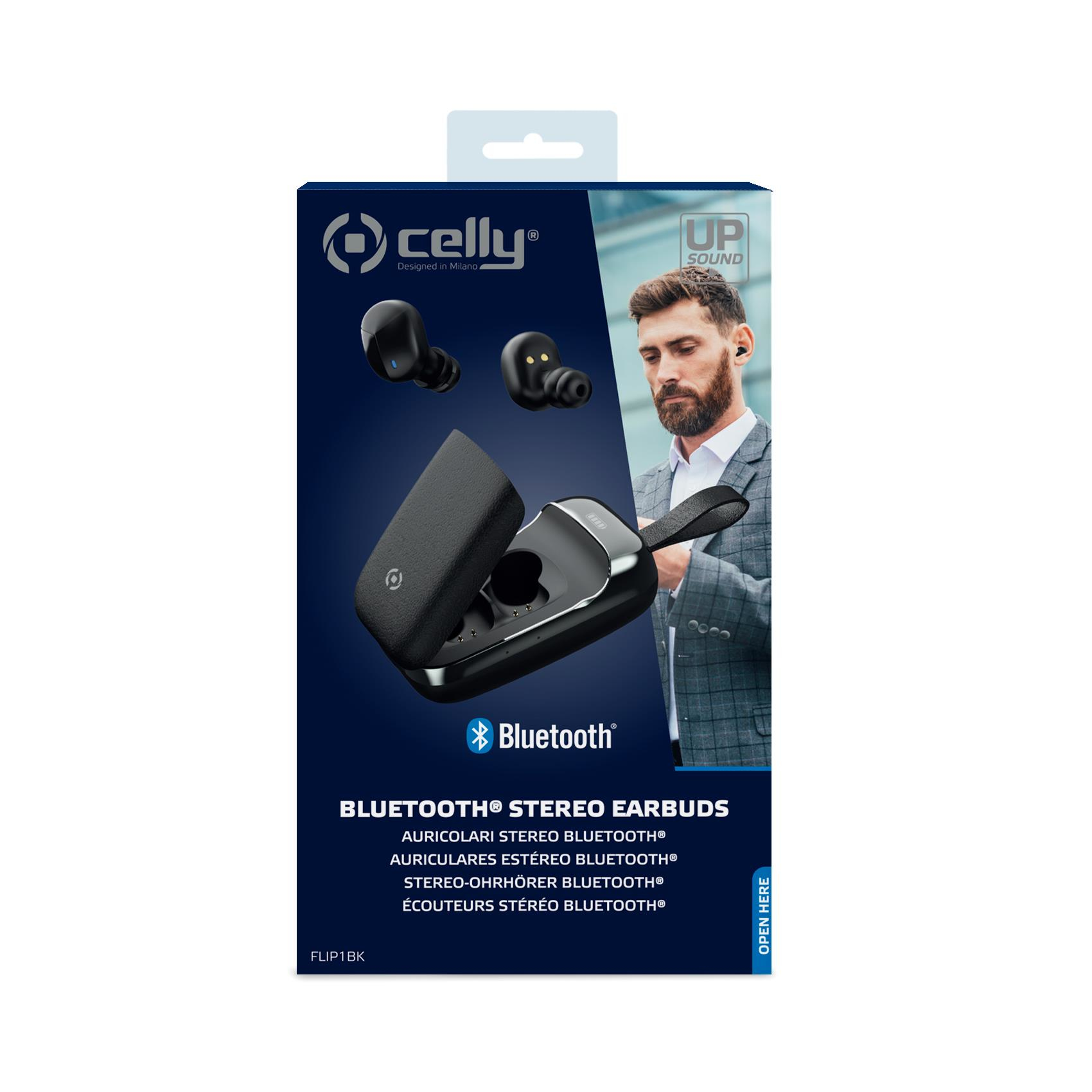 Celly Flip1 Headset Wireless In-ear Calls/Music Bluetooth Black – image 3