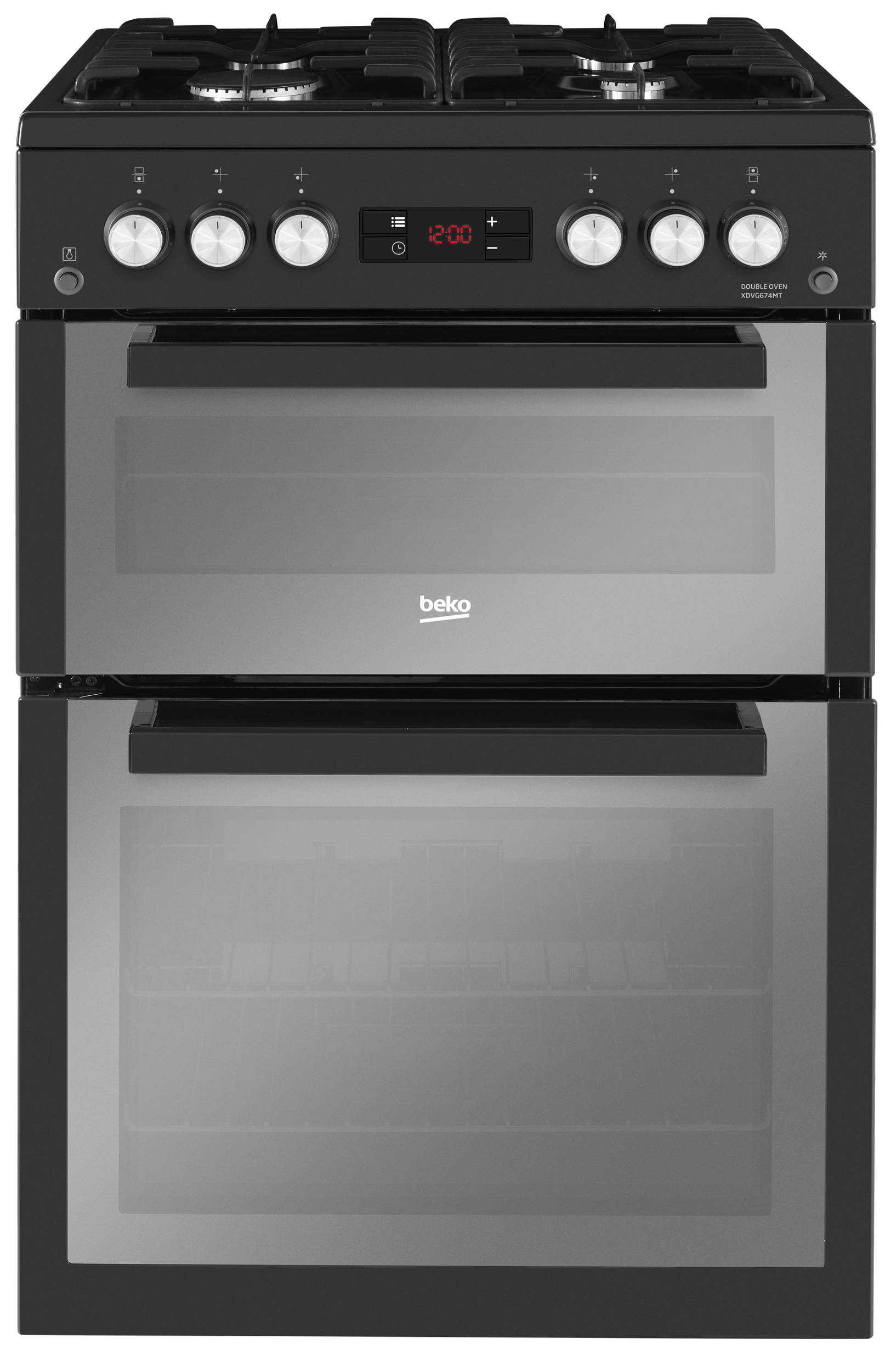 Beko XDVG674MT 60cm Freestanding Gas Double Oven Cooker – image 1