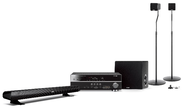Yamaha YHT-594 home cinema system 5.1 channels 700, 500 3D Black