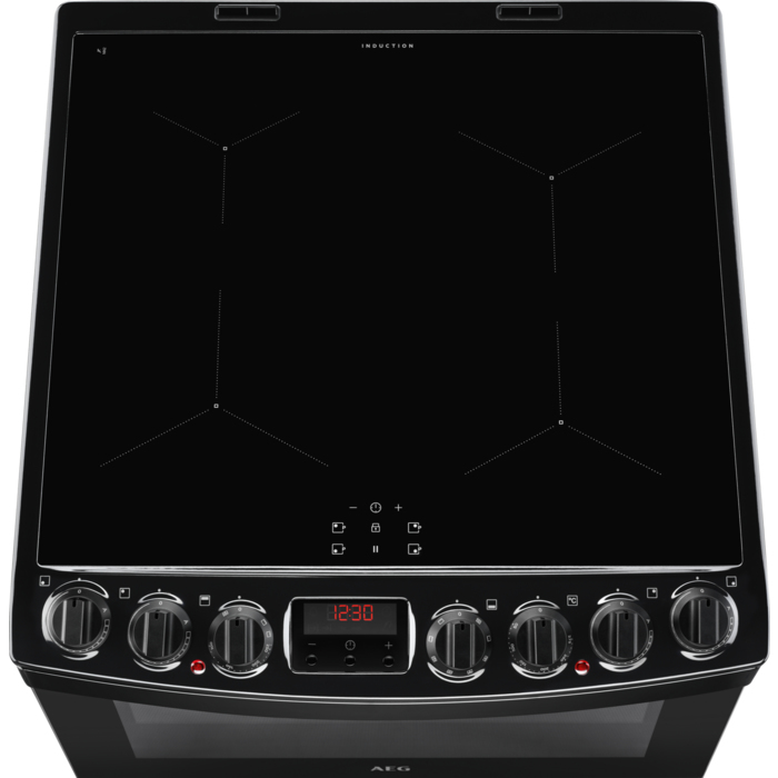 AEG CIB6740ACB Freestanding cooker Electric Ceramic hob Black – image 2
