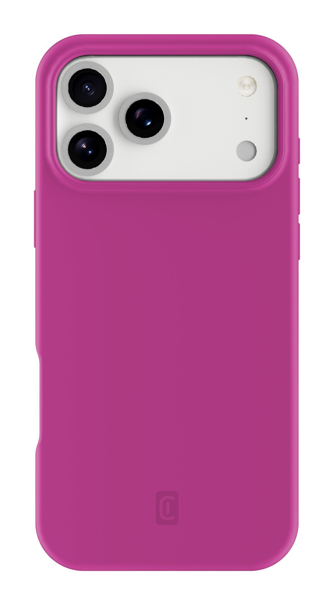 Funda móvil - CellularLine SENSATION+, Para iPhone 17 Pro, Acabado soft-touch, Interior de microfibra, Tecnología antibacteriana, Rosa