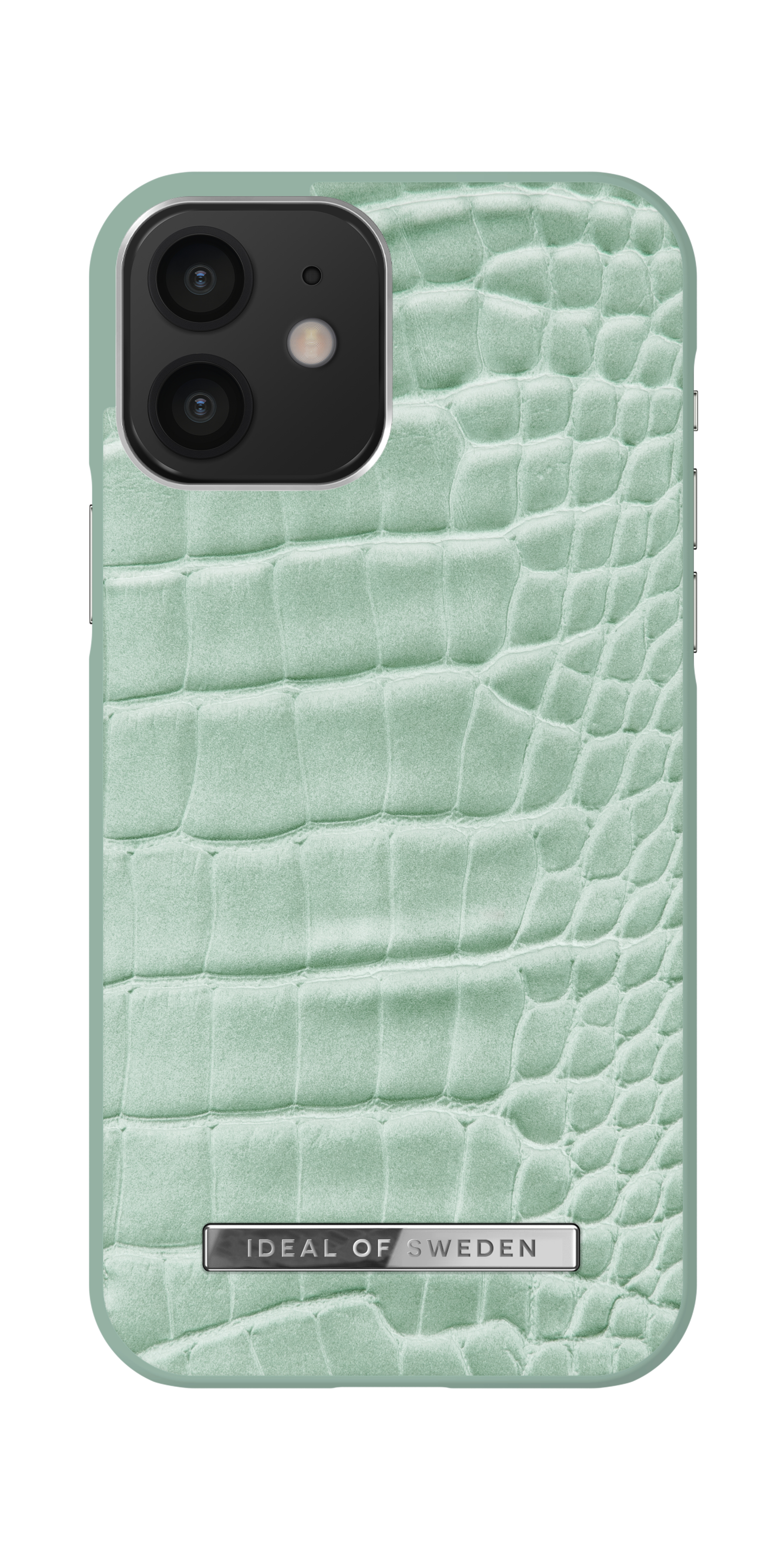 iDeal of Sweden Atelier Case iPhone 12/12P Mint Croco – image 5