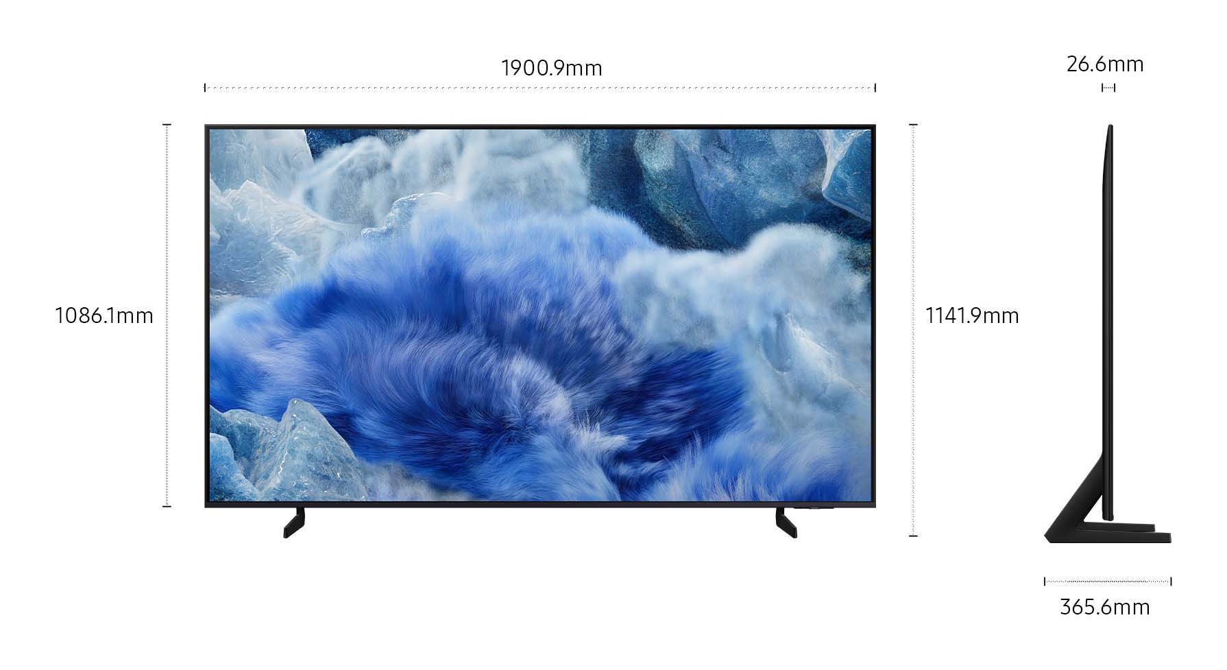 Smart TV samsung QE85Q8FAAU 85 pouces 4K QLEDLCD — photo 4