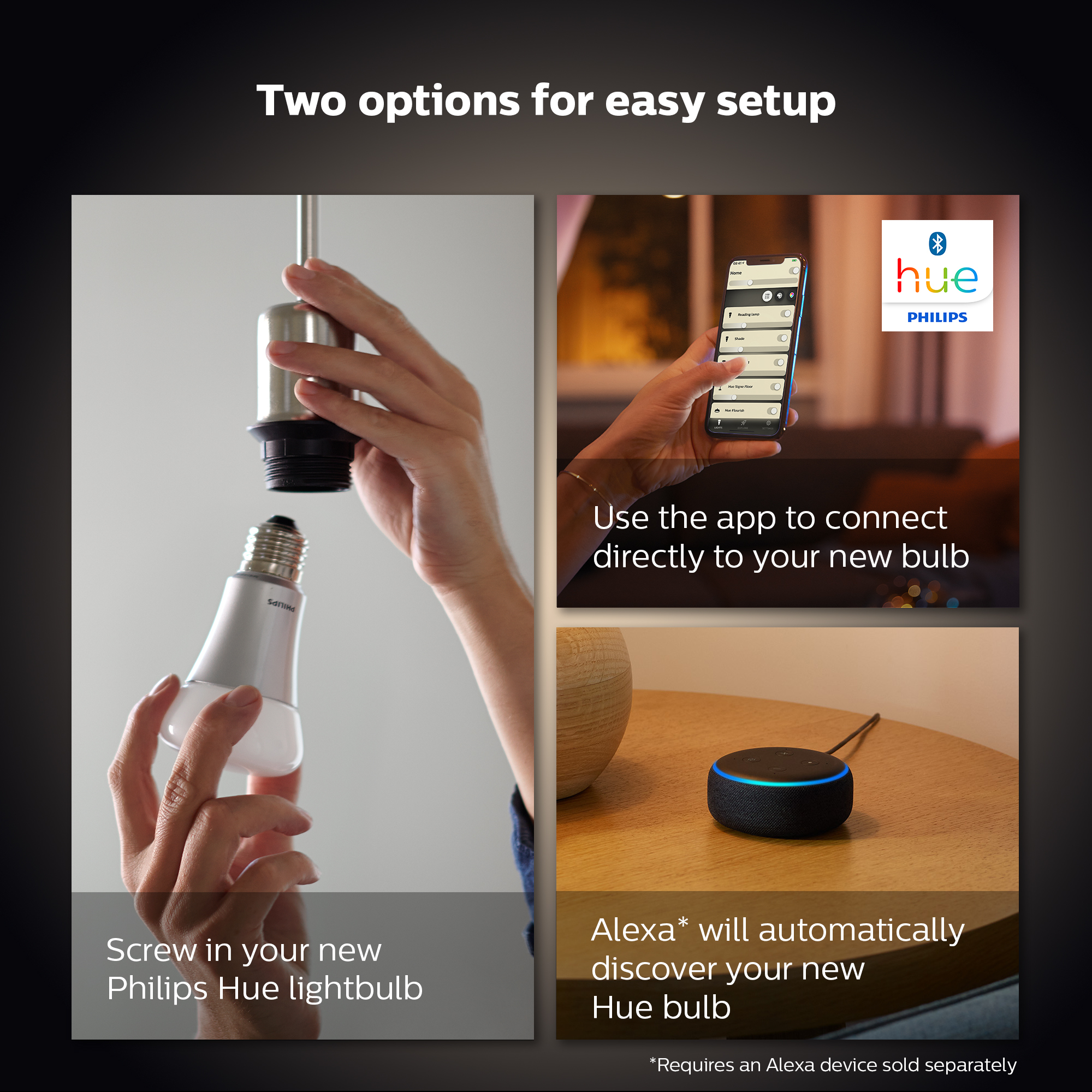 Philips by Signify Philips Hue White A60 – E27 smart bulb – 800 (2-pack) – image 6