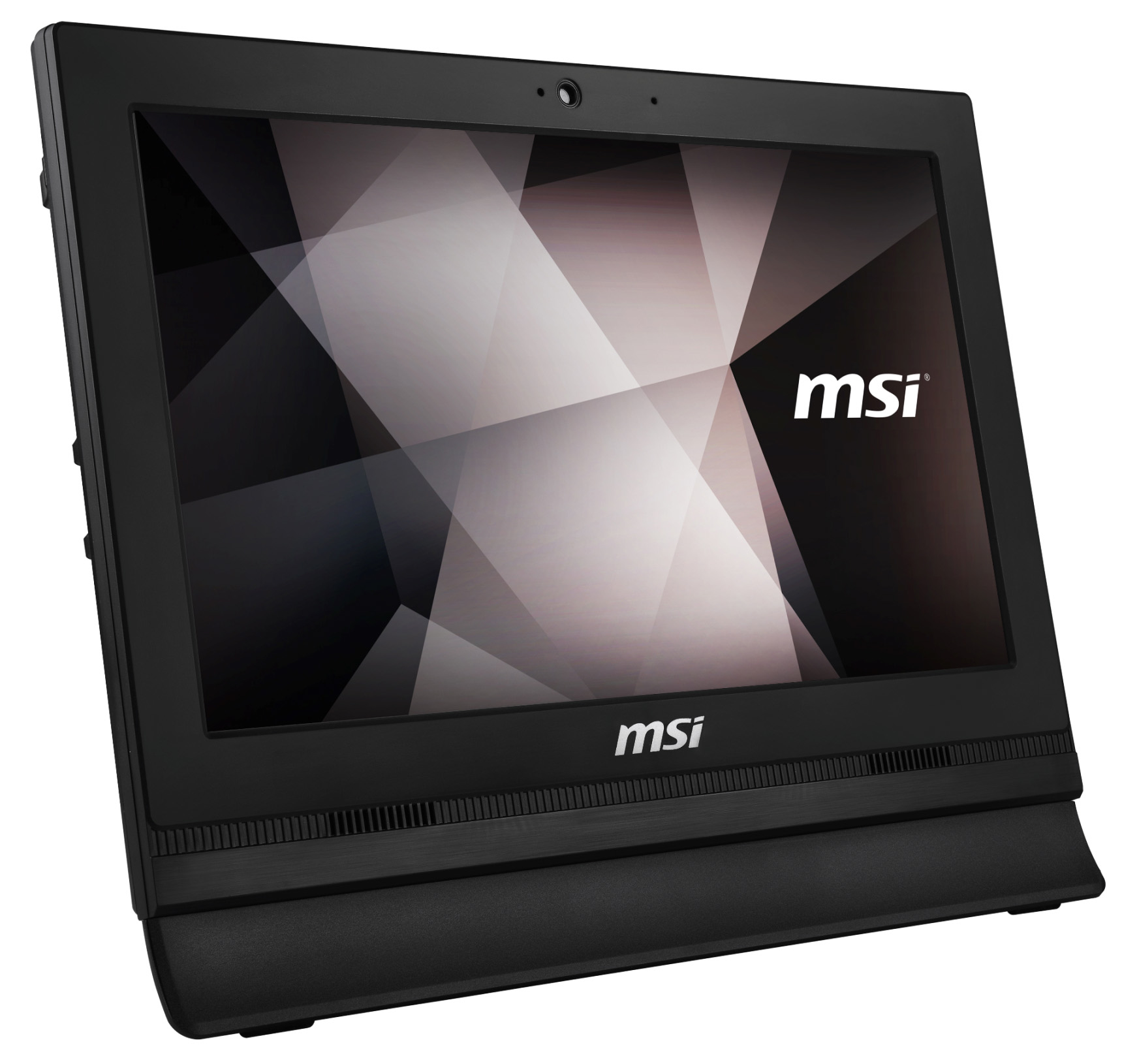 MSI Pro 16T 10M-241XEU Intel® Celeron® 5205U 39.6 cm (15.6″) 1366 x 768 pixels Touchscreen All-in-One PC 4 GB DDR4-SDRAM 256 GB SSD Wi-Fi 5 (802.11ac) Black image 1