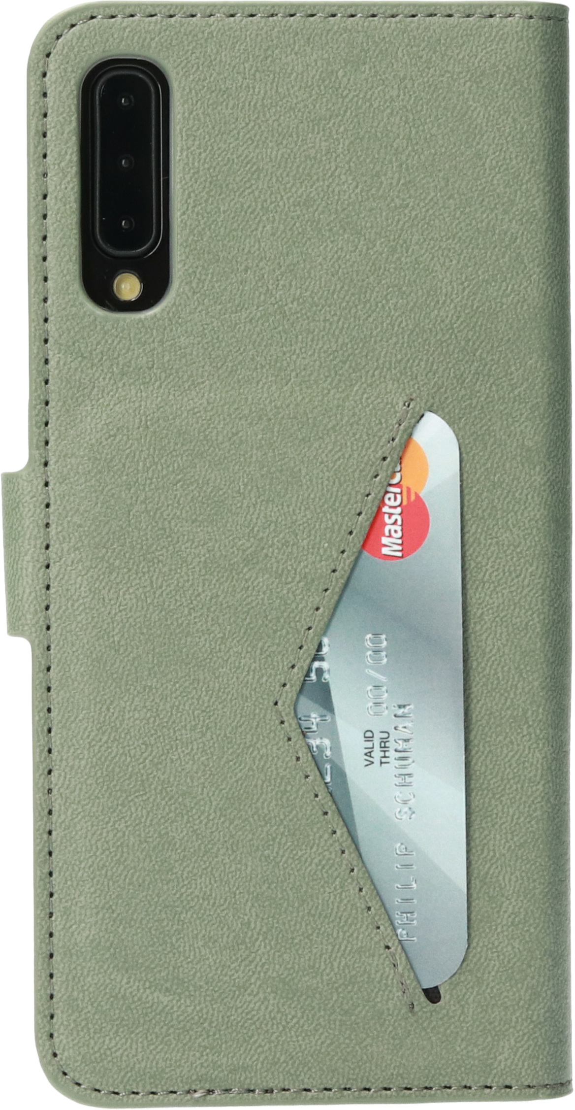 Mobiparts Classic Wallet Case Galaxy A50 Stone Green – image 5