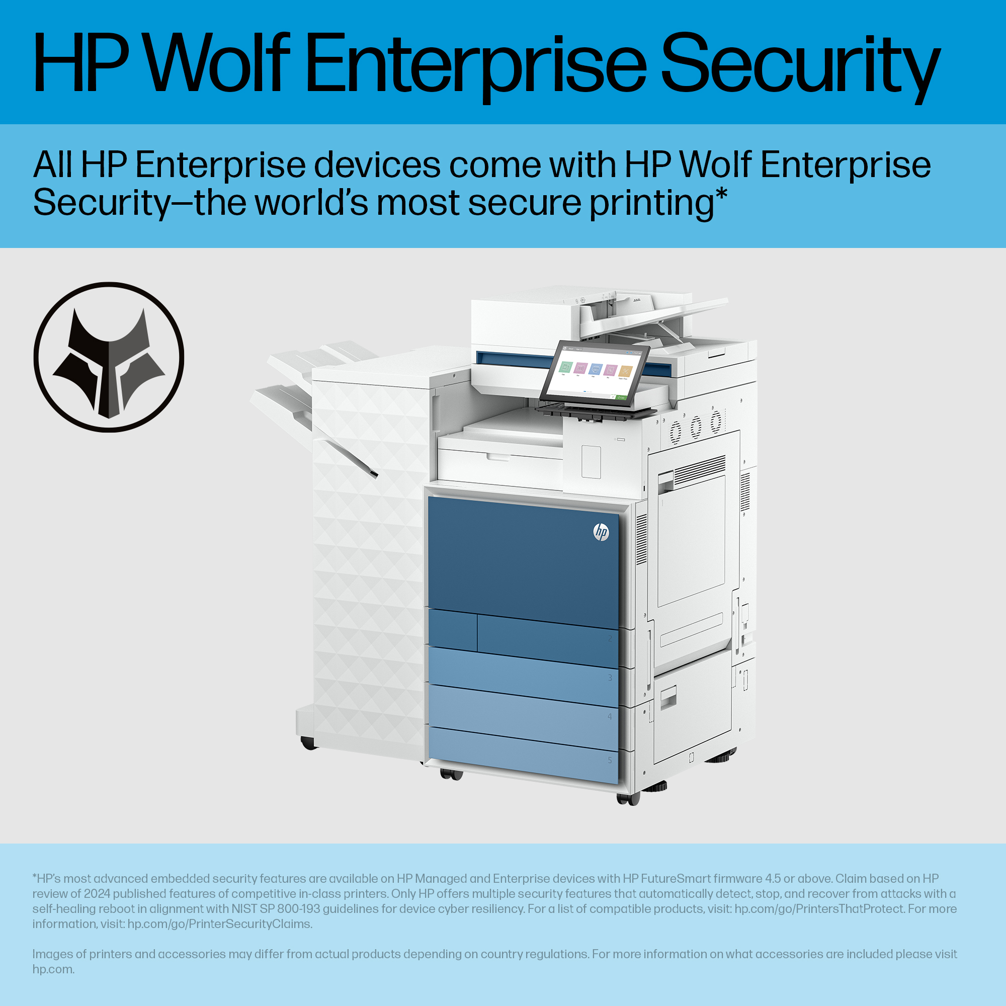 HP Clr LaserJet Ent Flw MFP8801z+ Prntr – image 5