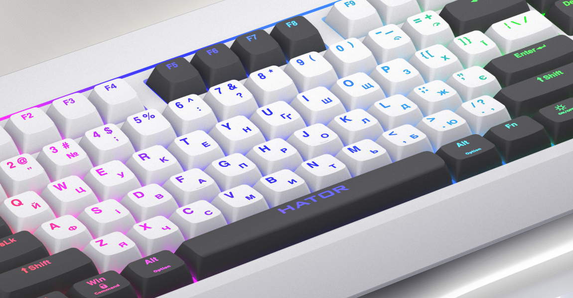 HATOR Icefall keyboard Gaming USB QWERTY US English Black – image 9
