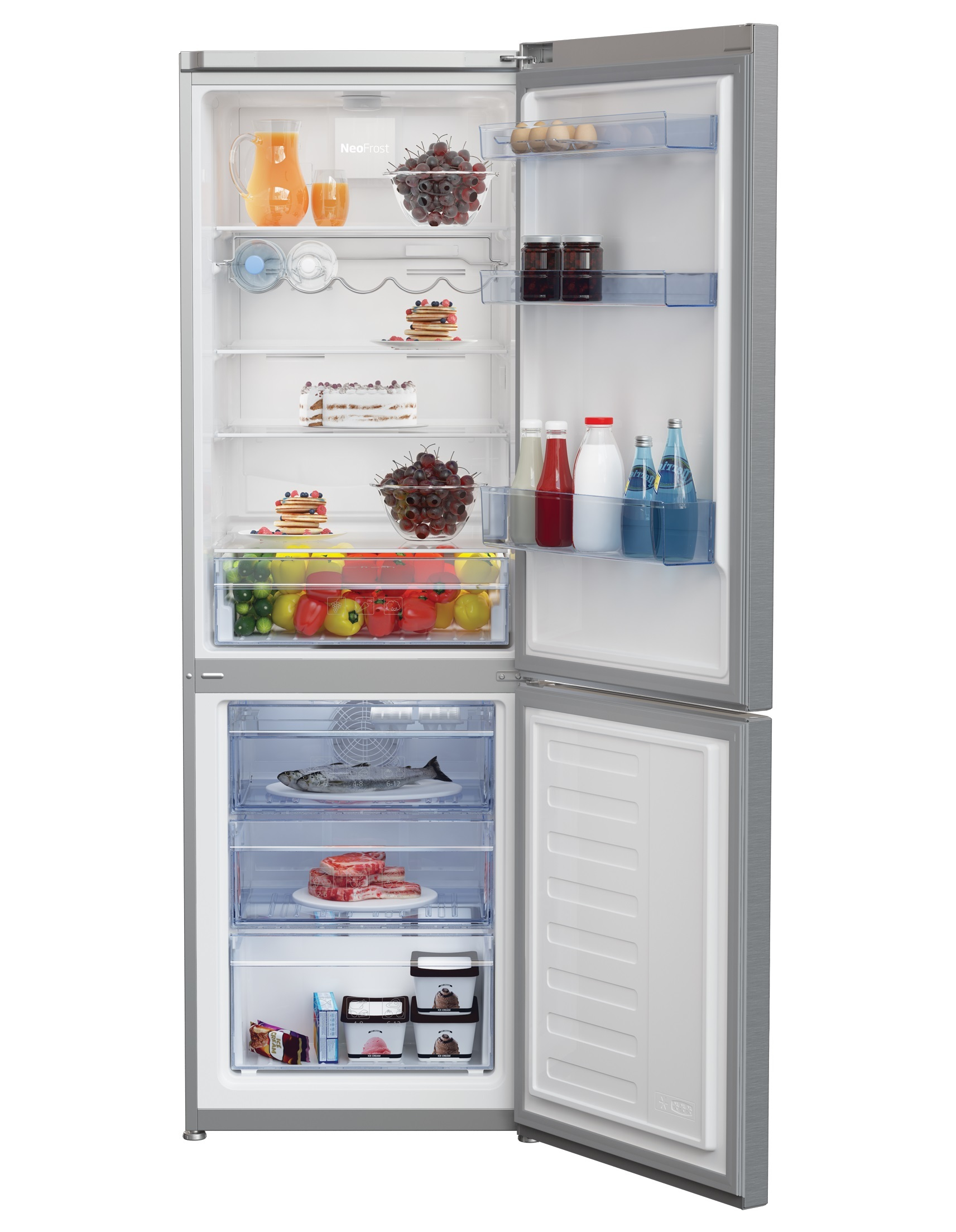 Beko RCNA365E40X fridge-freezer Freestanding – image 2