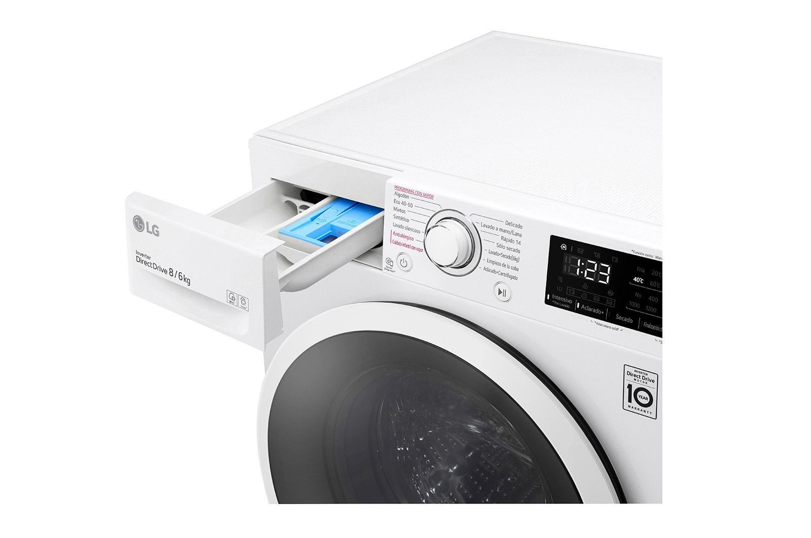 LG F4DV3108S1W washer dryer Freestanding Front-load White – image 5