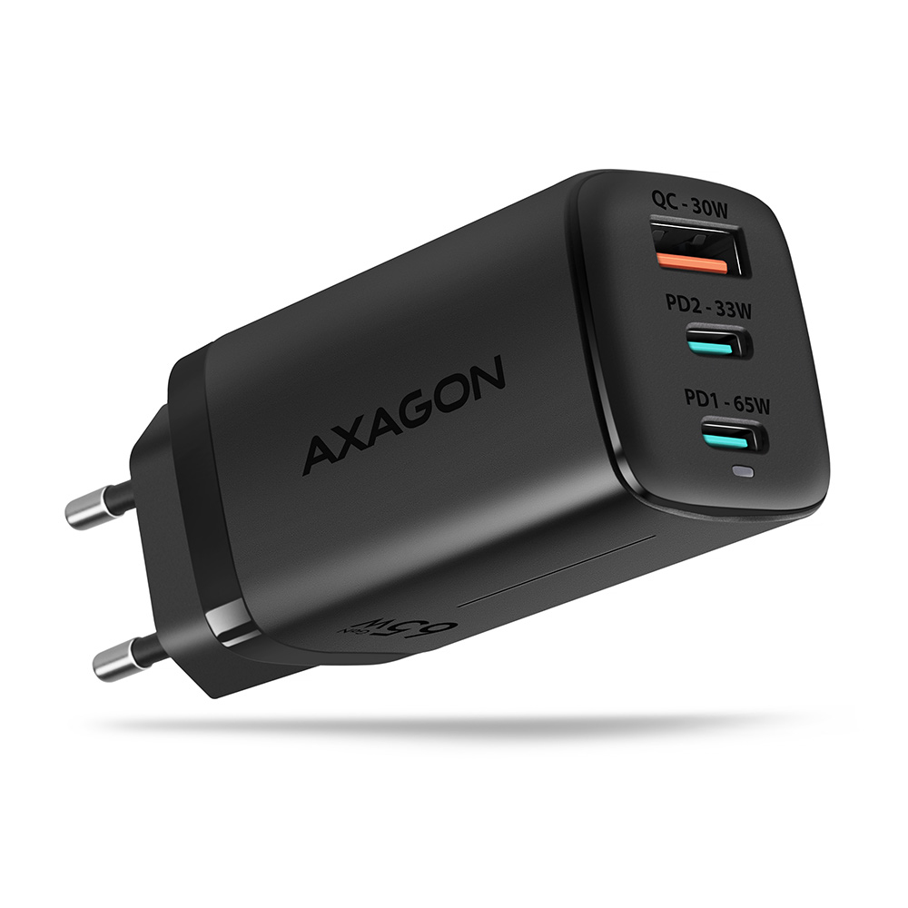 Axagon ACU-DPQ65 GaN Wall charger