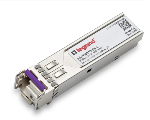 Legrand AA1419070-E6-L network transceiver module Fiber optic 1000 Mbit/s SFP