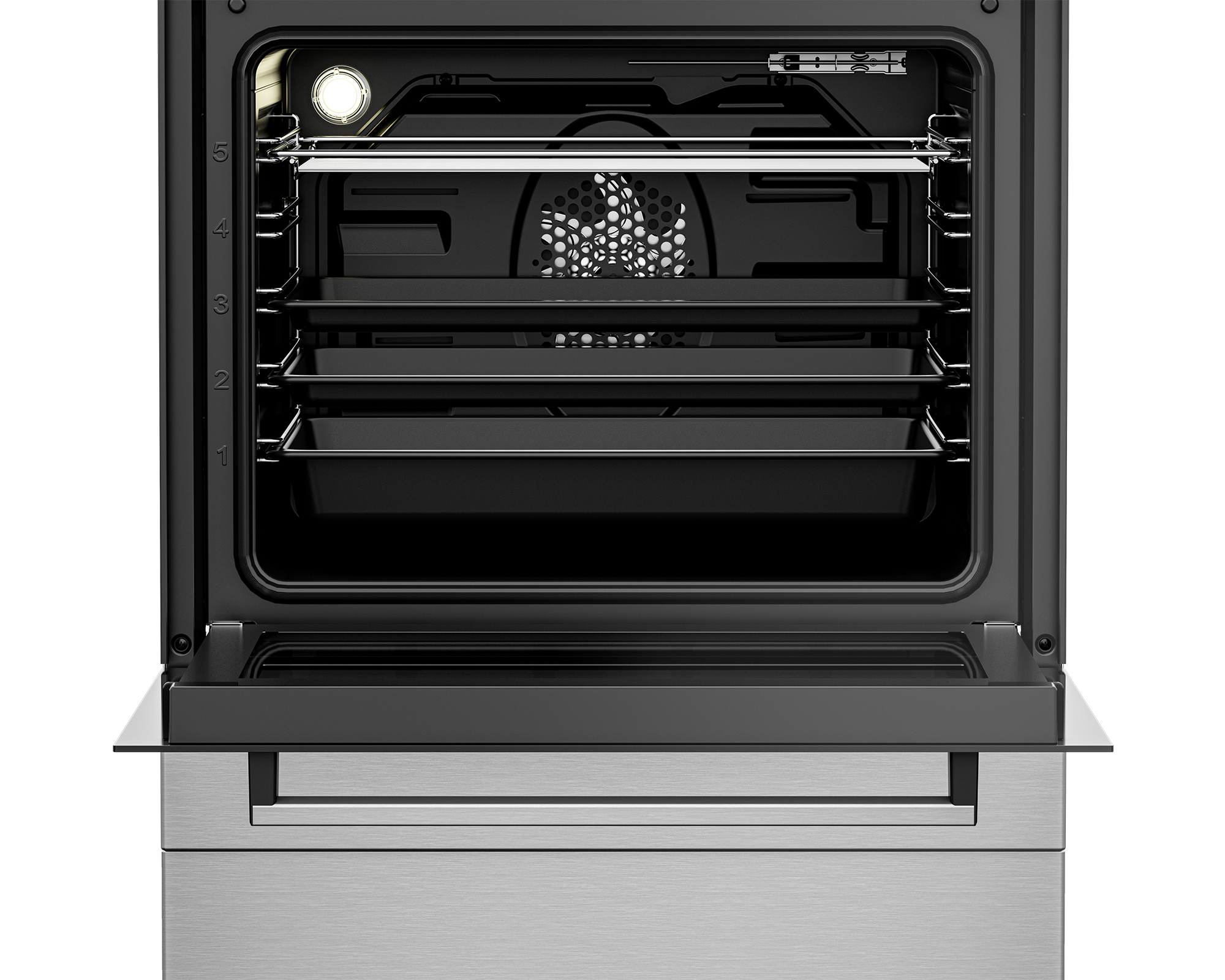 Beko FSM89302GXS cooker Freestanding cooker Electric Zone induction hob Stainless steel – image 5