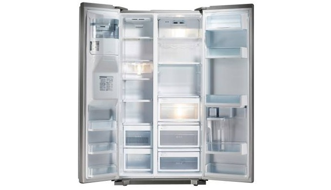 LG GW-L227HLYZ side-by-side refrigerator Freestanding Silver – image 2