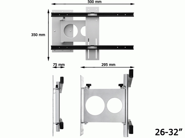 Multibrackets 7350022732711 TV mount/stand Black – image 4