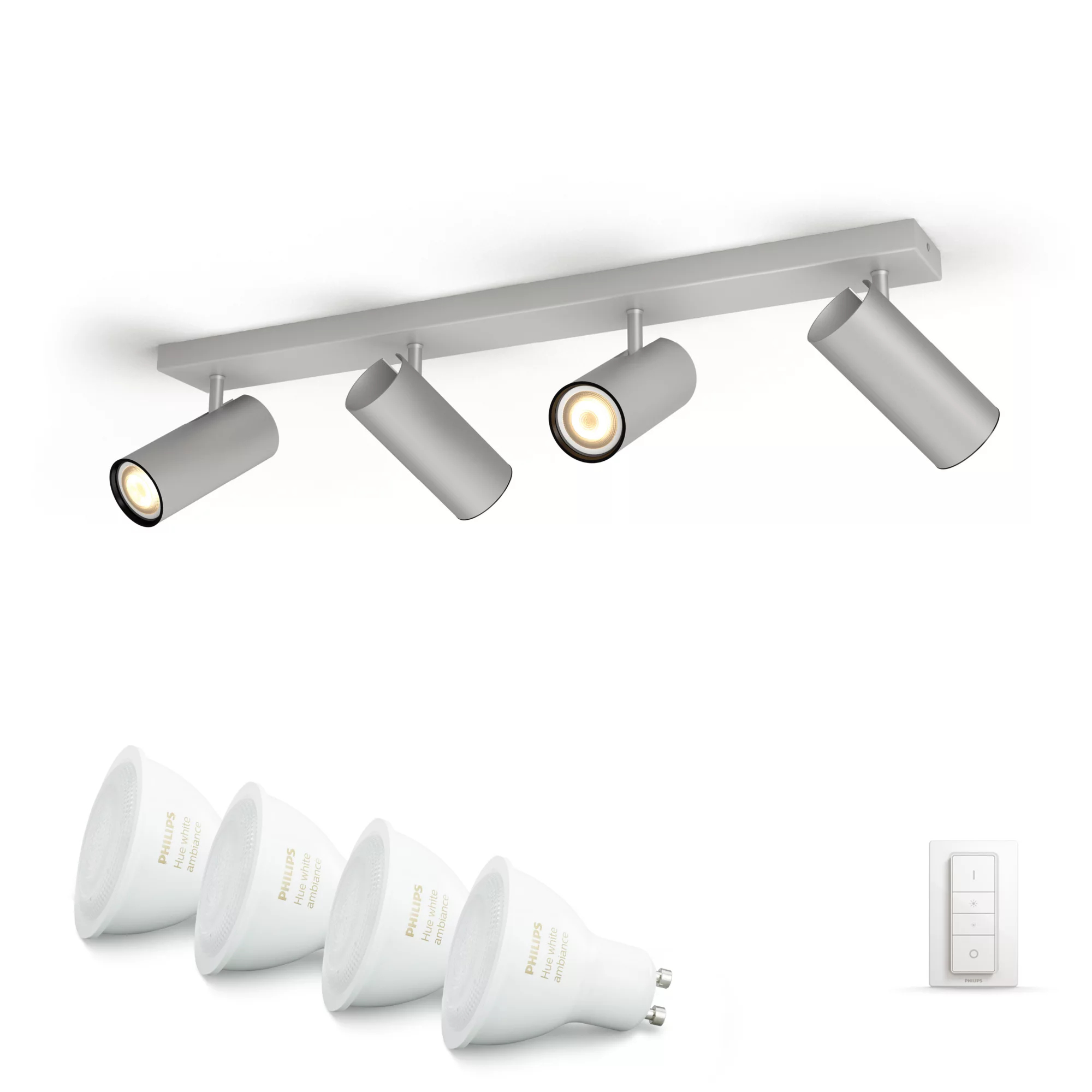 Philips by Signify Philips Hue White ambience Buratto quadruple spotlight – image 2
