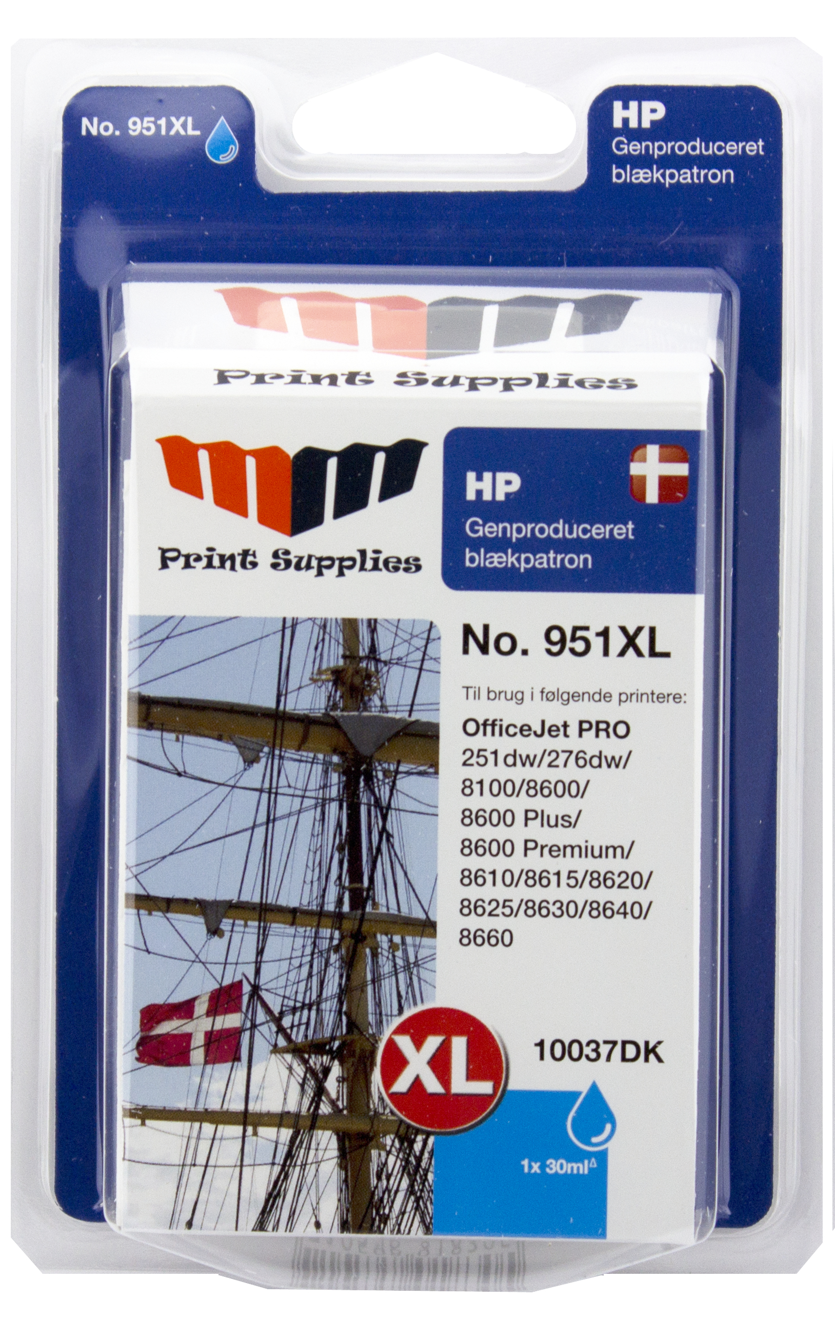 MM Cyan Inkjet Cartridge - Replaces Cyan Inkjet Cartridge No.951XL (CN046AE)