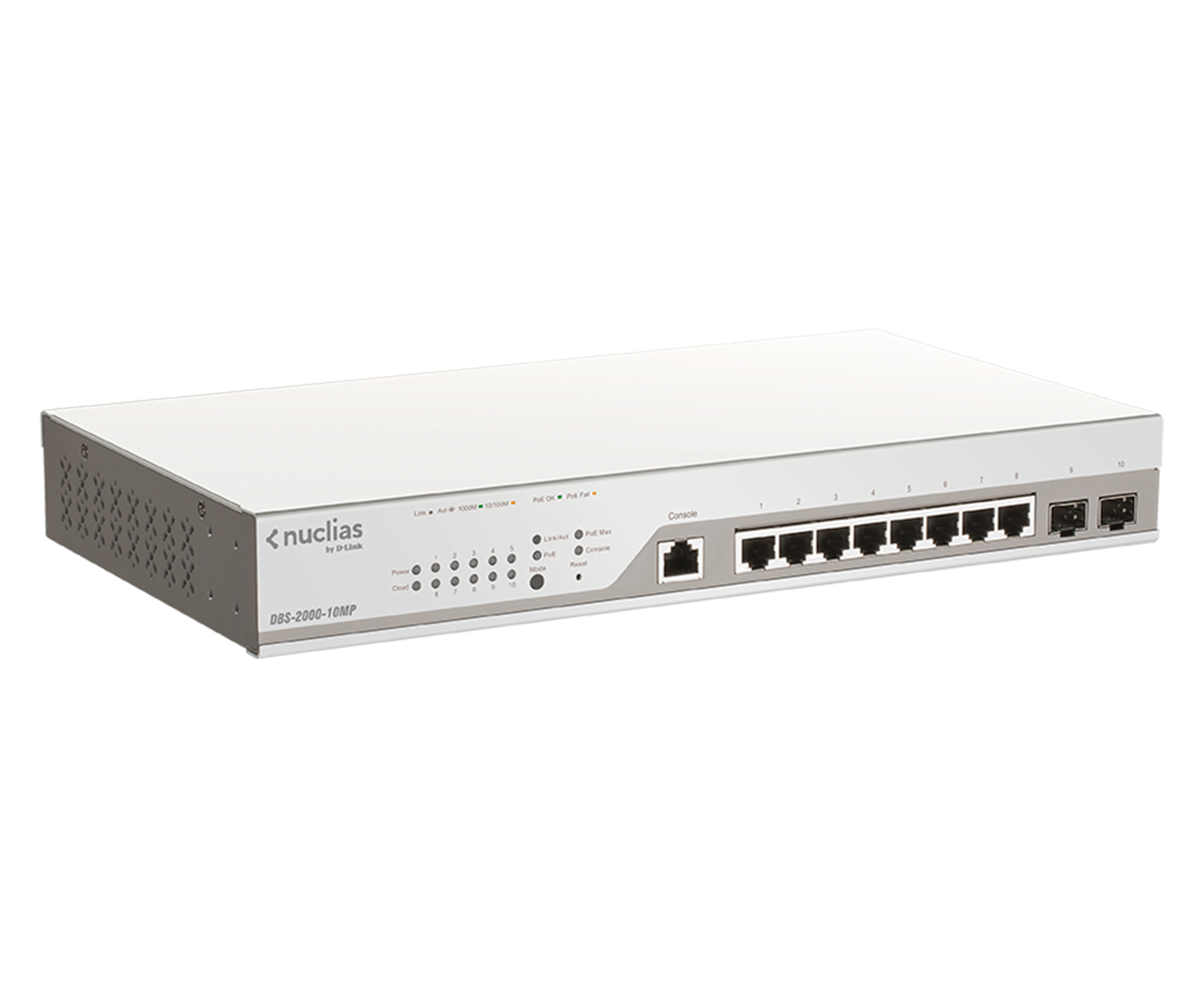 D-Link 10-Port Gigabit PoE+ Nuclias Smart Managed Switch including 2x SFP Ports – image 2