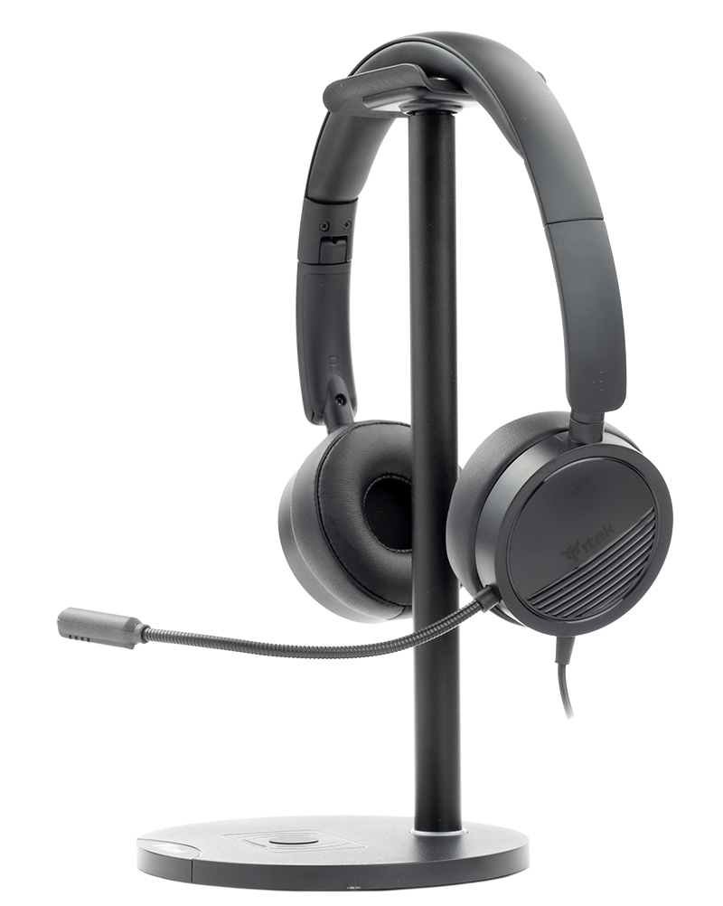 itek H360 Headset Wired Head-band Office/Call center Black – image 1