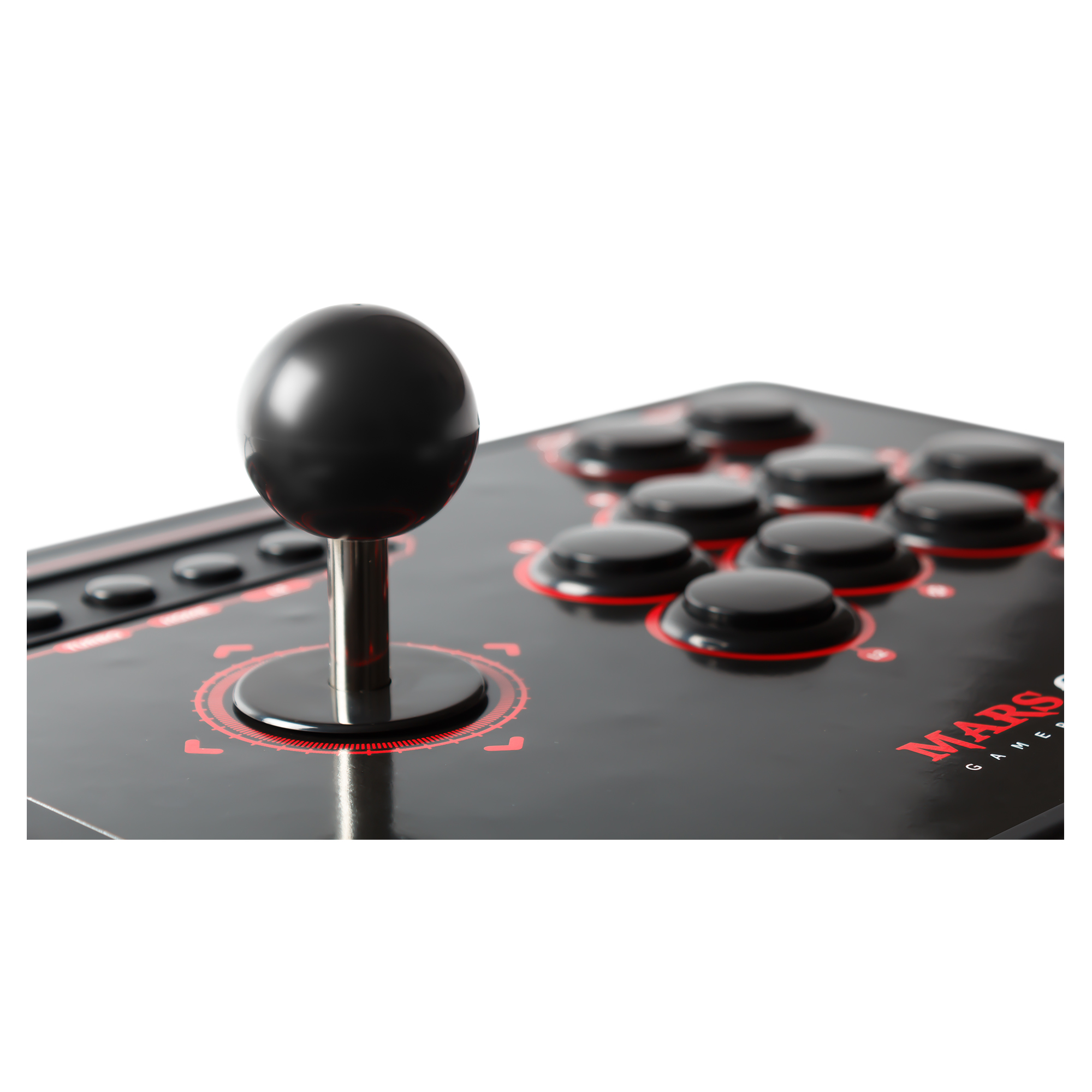 Mars Gaming MRA Gaming Controller Black, Red USB Fightstick Analogue / Digital PC, Playstation 2, Playstation 3 – image 3